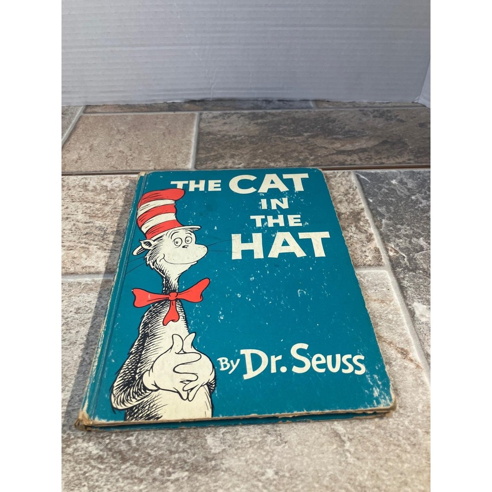 The Cat in the Hat by Dr Seuss Vintage Hardcover Childrens Book